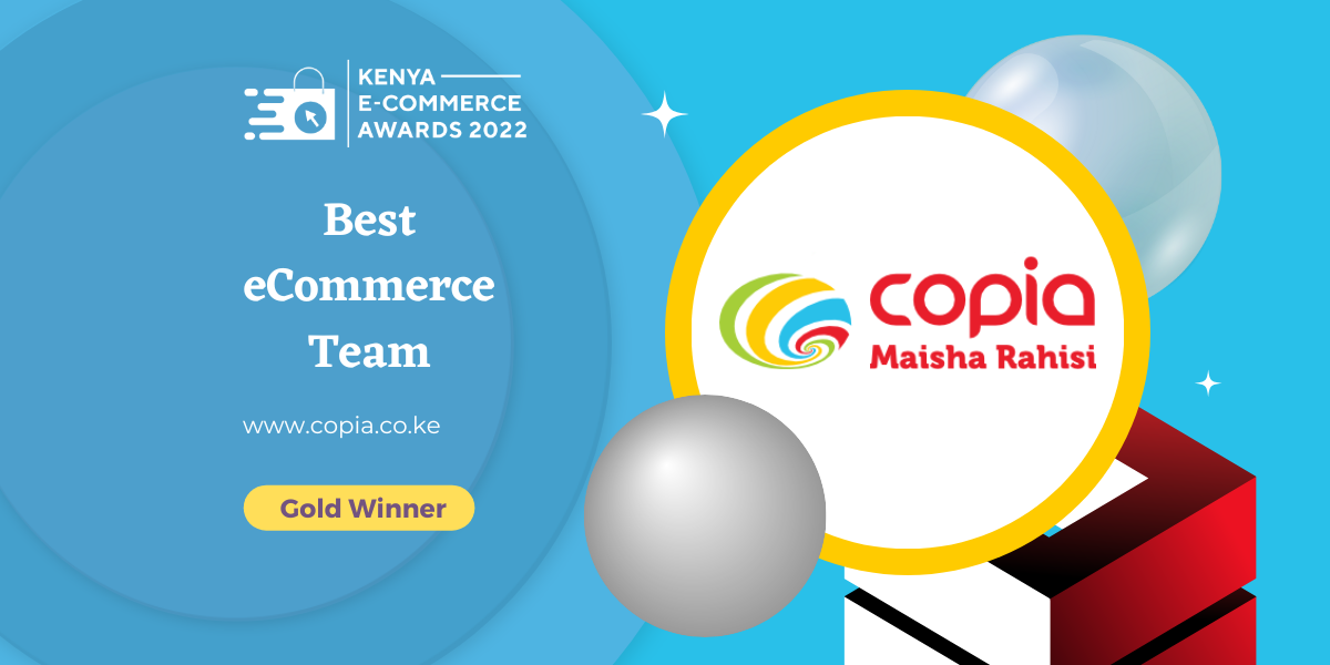 Copia Kenya Wins Best eCommerce Team Award 2022