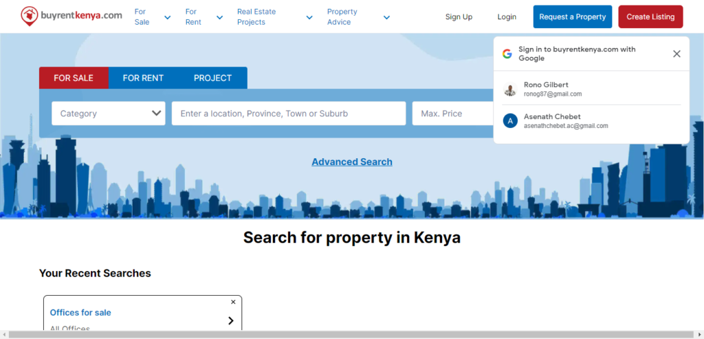 BuyRentKenya Property Marketplace eCommerce